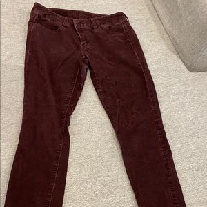 Burgundy Corduroy Pants